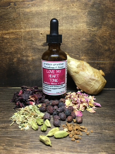 Love My Heart Tonic  Hawthorn, Hibiscus & Linden