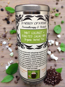 Mint Coconut & Roasted Cacao Nibs Organic Herbal Tea