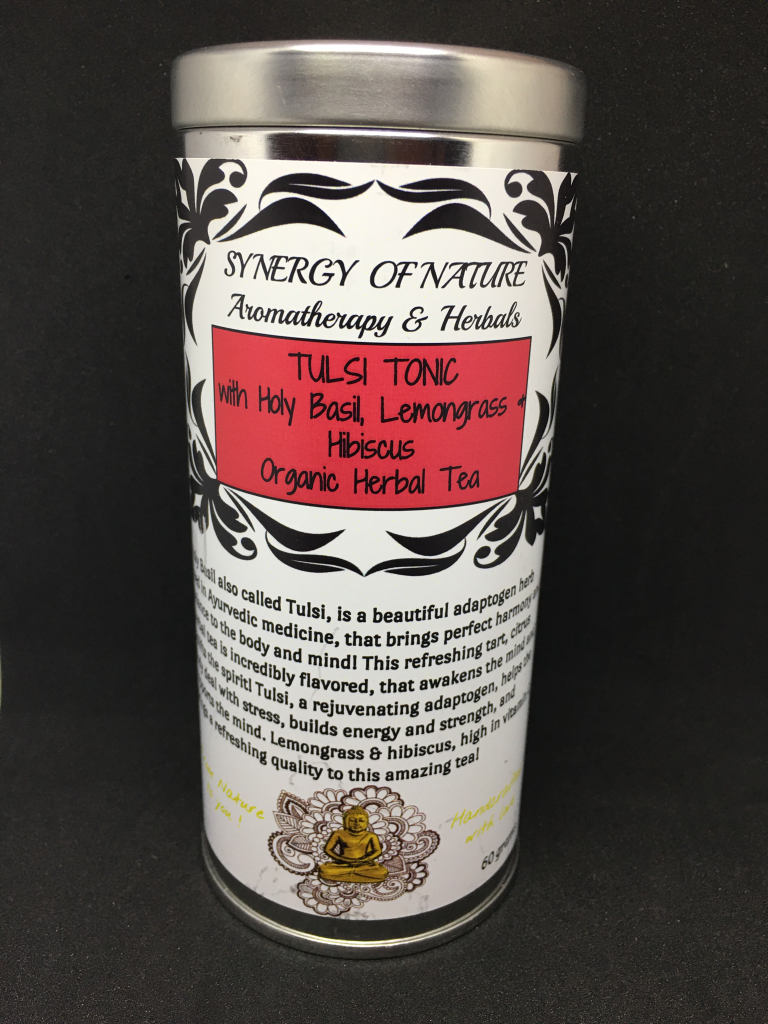 Tulsi Tonic with Holy Basil, Lemongrass & Hibiscus Organic Herbal Tea