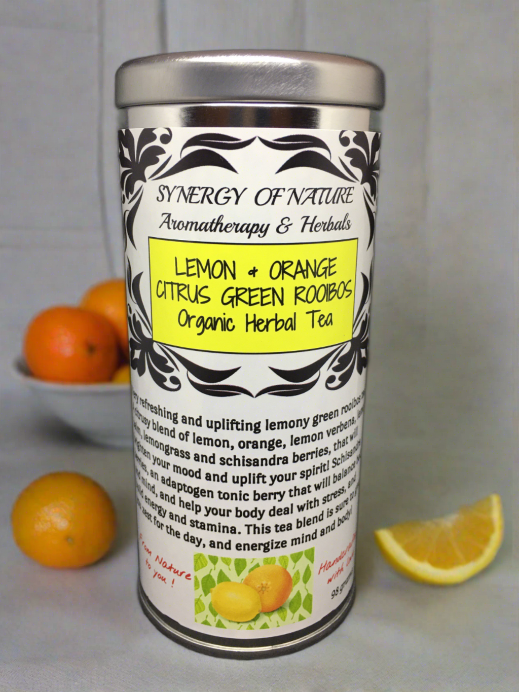 Lemon & Orange Citrus Green Rooibos Organic Herbal Tea