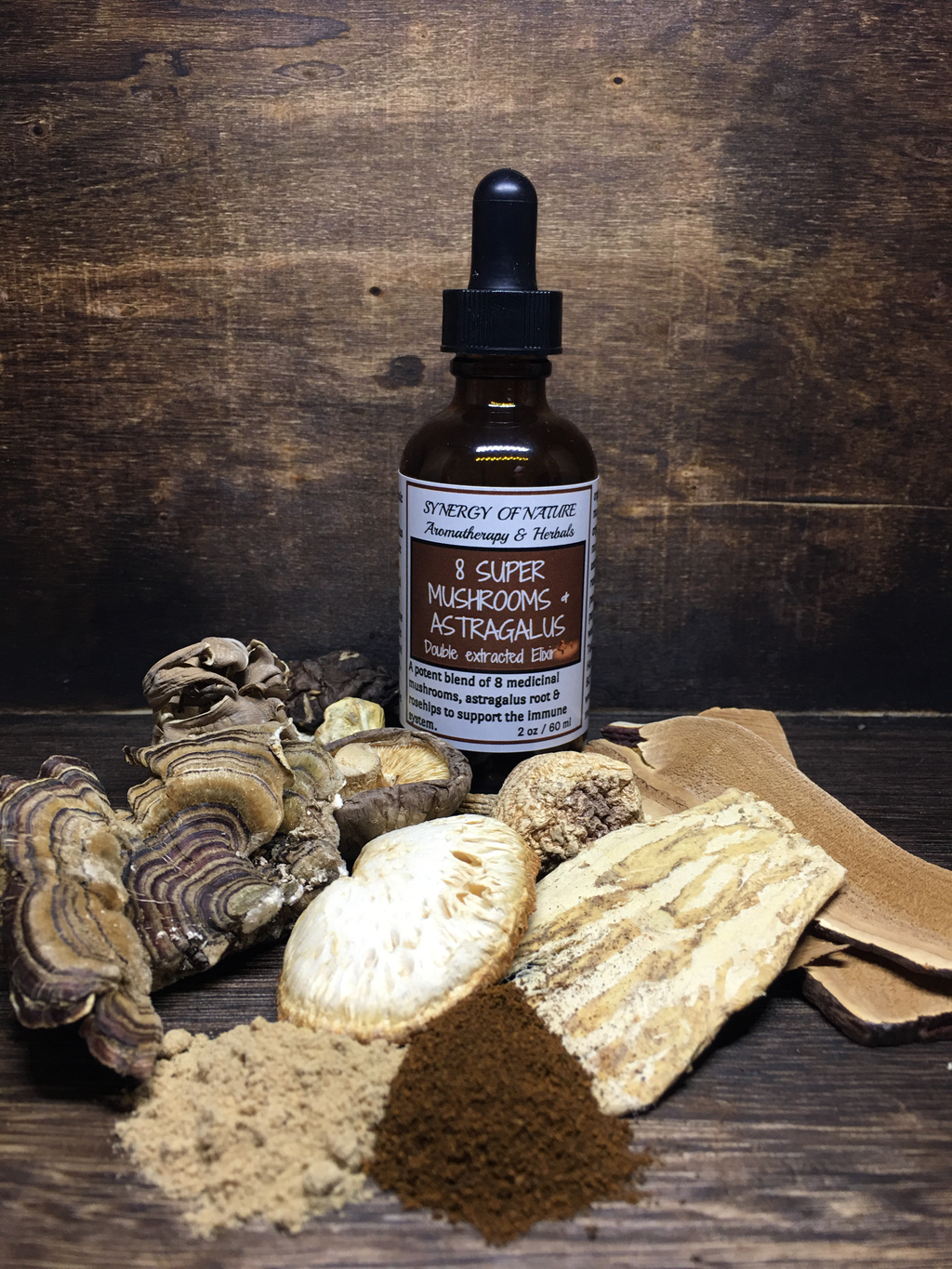 8 Super Mushrooms & Astragalus Double Extracted Elixir